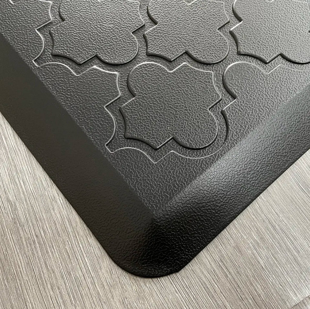 Trellis Embossed Foam Kitchen Mat.