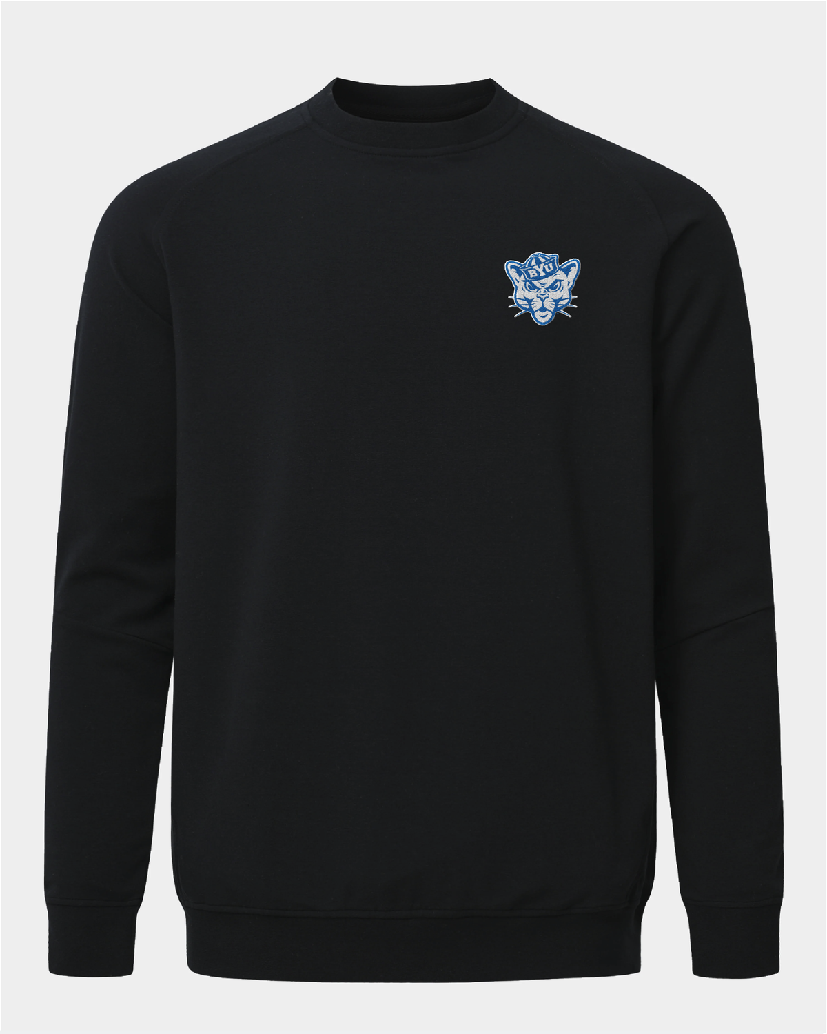 BYU Meridian Black Crewneck