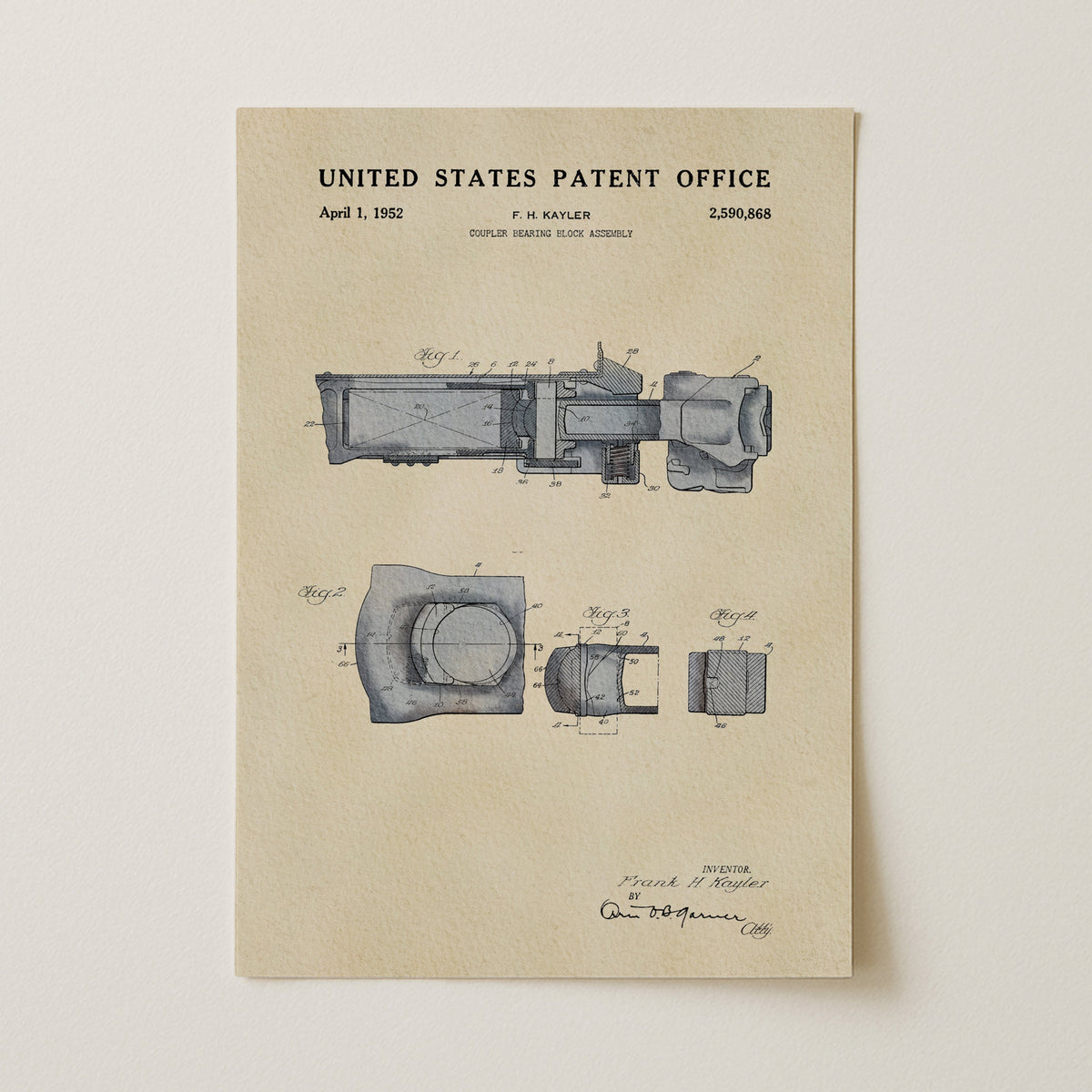 Coupler Bearing Block (1952)