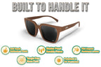 Cove - Tortoise Fade - Jet Black Polarized