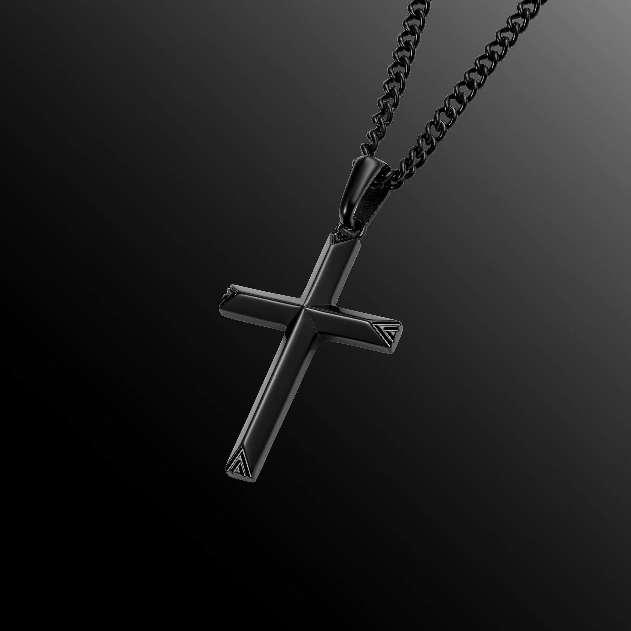 Cross Pendant - Stealth