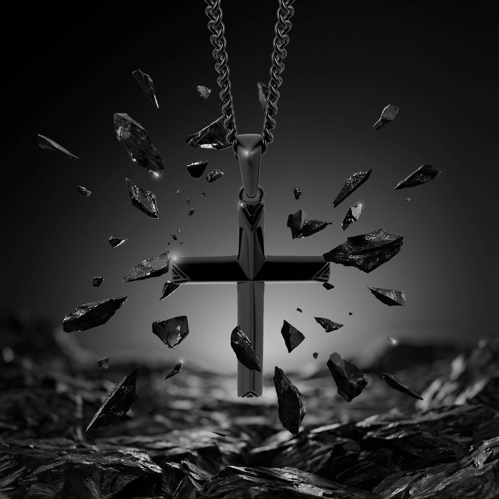 Cross Pendant - Stealth