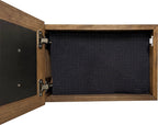 Decorative Gun Cabinet Wall-Mounted & Secure with a Cross and Exodus 22:2 - Gun safe To Securely Store Your Gun & Home Self Defense Gear