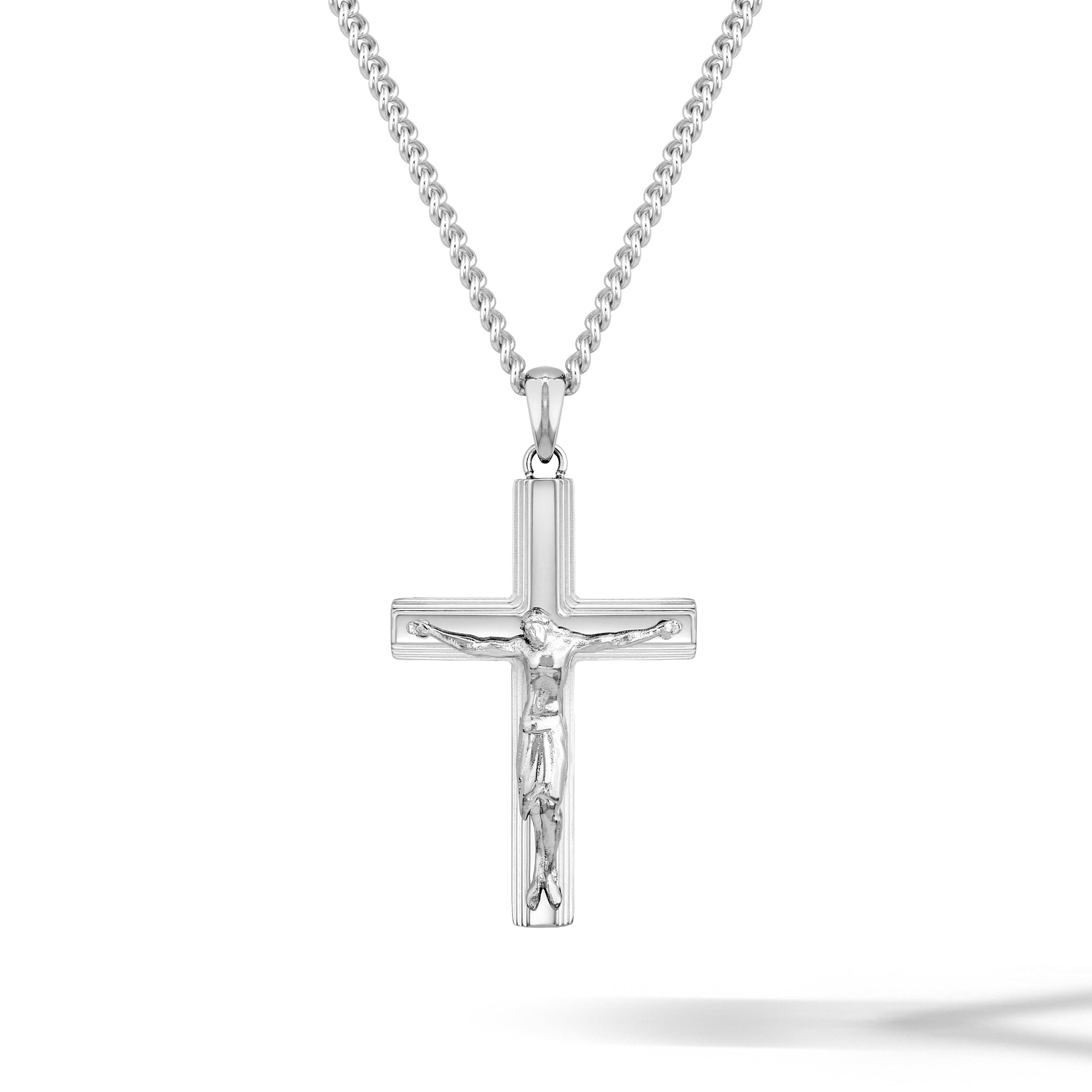 Crucifix Pendant - Silver