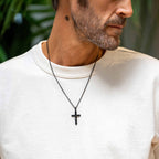 Crucifix Pendant - Stealth