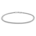 Curb Chain Bracelet, 3MM - Sterling Silver