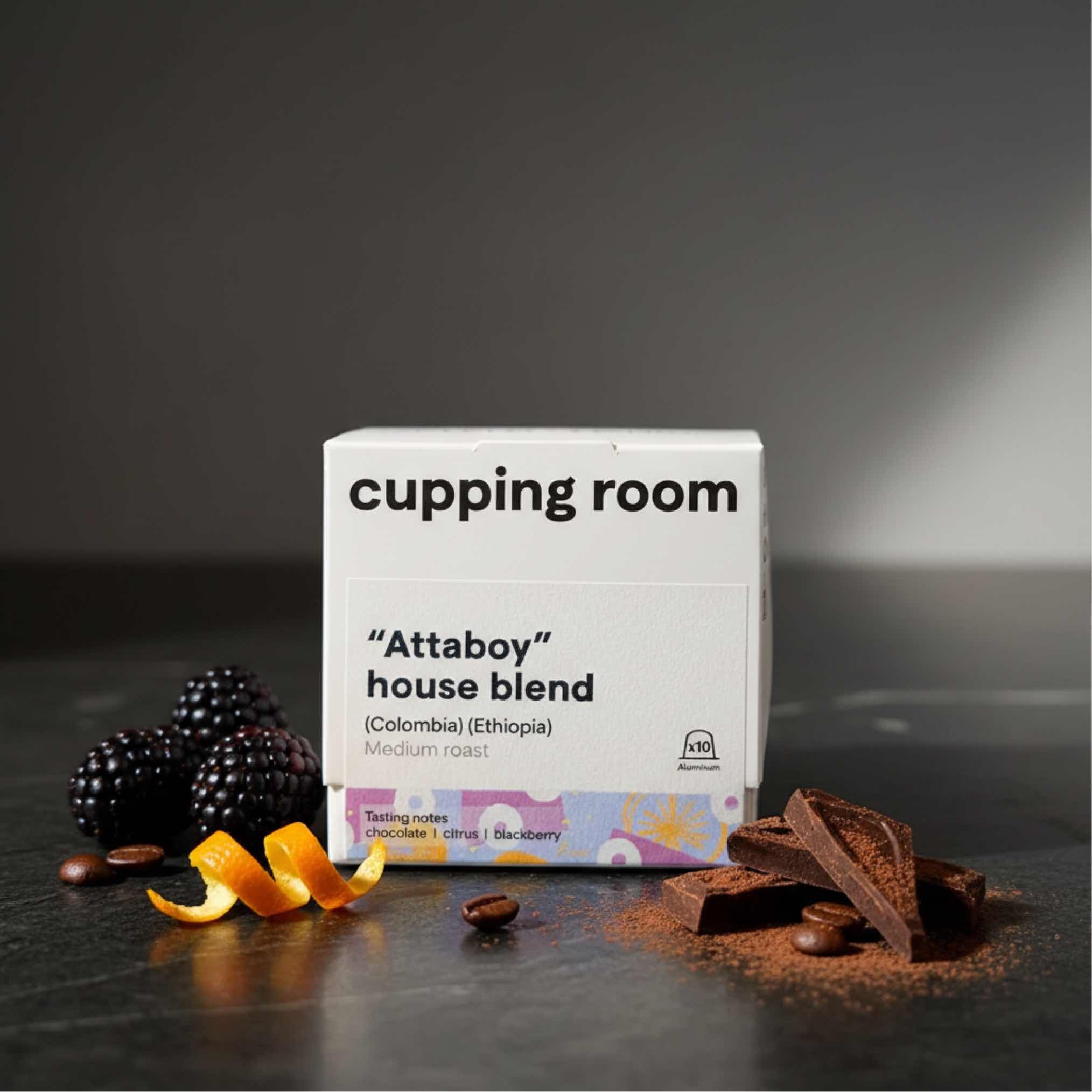 Cupping Room Pods: Attaboy House Blend (10x)