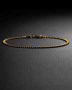 Curb Chain Bracelet, 3MM - 14K Gold