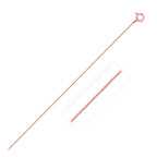 14k Rose Gold Classic Box Chain 0.45mm