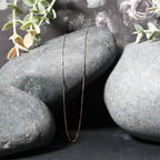 14k Rose Gold Classic Box Chain 0.45mm