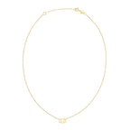 14K Yellow Gold Cancer Necklace