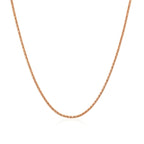 14k Rose Gold Adjustable Popcorn Chain (1.30 mm)