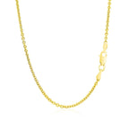 14k Yellow Gold Forsantina Lite Cable Link Chain (1.80 mm)
