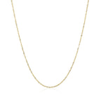 10k Yellow Gold Singapore Chain 0.8mm (0.80 mm)