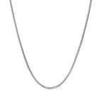 14k White Gold Franco Chain 1.2mm