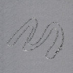 14k White Gold Solid Figaro Chain 1.9mm