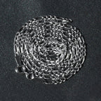14k White Gold Solid Figaro Chain 1.9mm