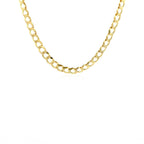 14k Yellow Gold Solid Curb Chain (4.70 mm)