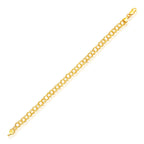 5.0 mm 14k Yellow Gold Lite Charm Bracelet