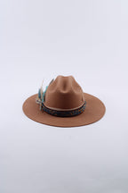 Gypsy Soul in Tan Flat Brim