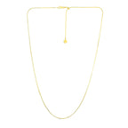 14k Yellow Gold Adjustable Snake Chain 0.85mm