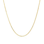 10k Yellow Gold Cable Chain 1.1mm