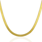 14k Yellow Gold Super Flex Herringbone Chain (4.60 mm)