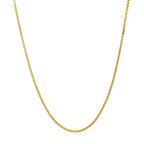 14k Yellow Gold Adjustable Box Chain (1.10 mm)