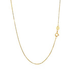 14k Yellow Gold Floating Heart Drop Pendant