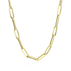 10K Yellow Gold Lite Paperclip Chain (4.20 mm)
