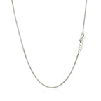 14k White Gold Octagonal Box Chain (1.00 mm)