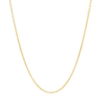 14k Yellow Gold Round Cable Link Chain 1.2mm