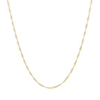 14k Yellow Gold Singapore Chain 0.6mm (0.60 mm)