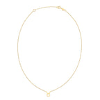 14K Yellow Gold Taurus Necklace