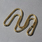 3.4mm 14k Yellow Gold Round Box Chain