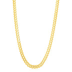 14k Yellow Gold High Polish Modern Lite Edge Chain (8.00 mm)