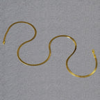Imperial Herringbone Chain in 10k Yellow Gold (2.8 mm)