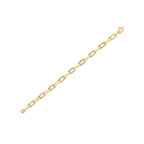 14k Yellow Gold French Cable Link Bracelet (6mm)