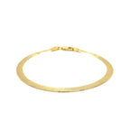 14k Yellow Gold Super Flex Herringbone Bracelet (3.80 mm)