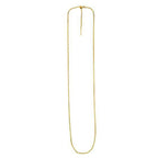 Endless Adjustable Cable Chain in 14k Yellow Gold (1.70 mm)
