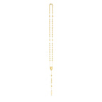 14K Yellow Gold Rosary Necklace