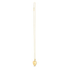 14k Yellow Gold Diamond Heart Locket Necklace