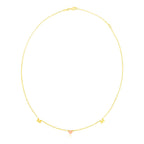 14k Yellow and Rose Gold Mom Necklace