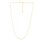 14k Yellow Gold Adjustable Franco Chain (1.00 mm)