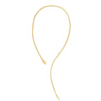 14k Yellow Gold Serpent Necklace