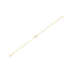 14k Yellow Gold MOP Evil Eye Bracelet