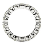 Round Cut Lab Grown Diamond Eternity Ring in 14k White Gold (2 cttw FG/VS2)