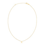 14K Yellow Gold Gemini Necklace