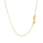 Feather Pendant in 10k Yellow Gold