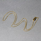 18k Yellow Gold Round Cable Link Chain (0.97 mm)